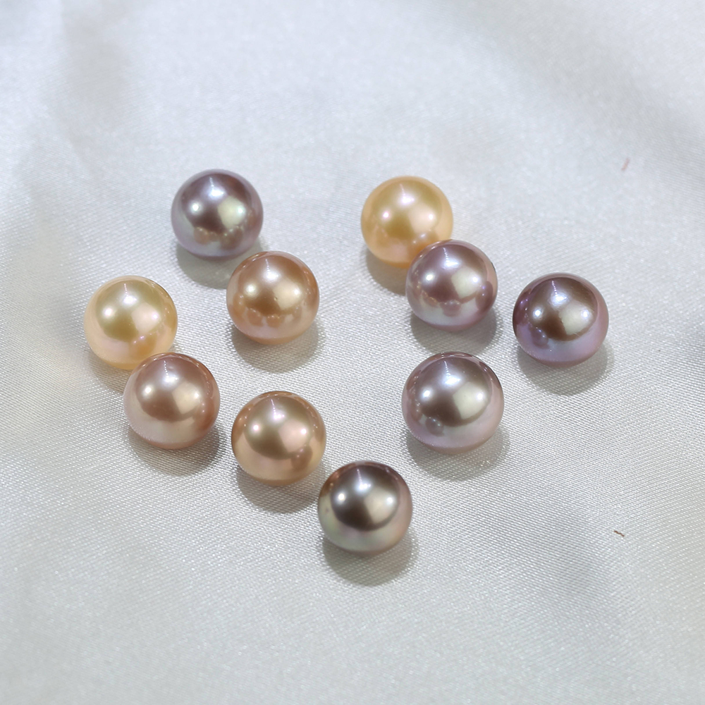 Loose Freshwater pearls wholesale for jewelry making round pearls accessories pearls 