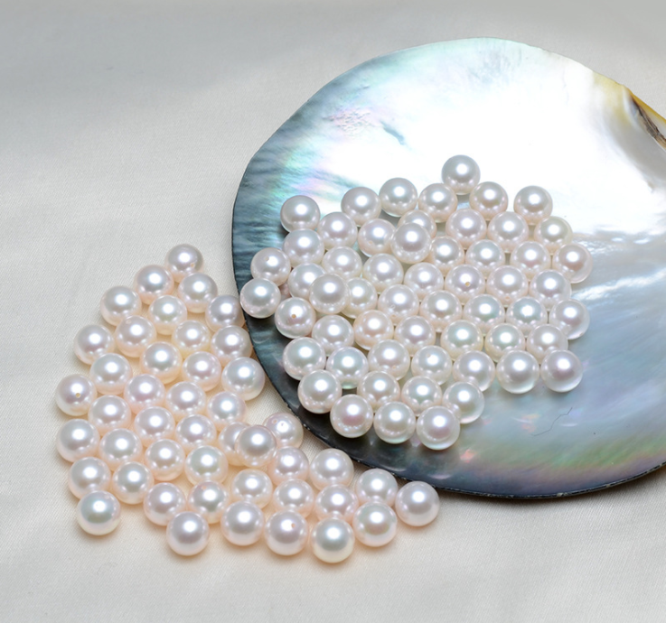 6.5-7mm Pearls wholesale freshwater wholesale perfect round freshwater loose pearl