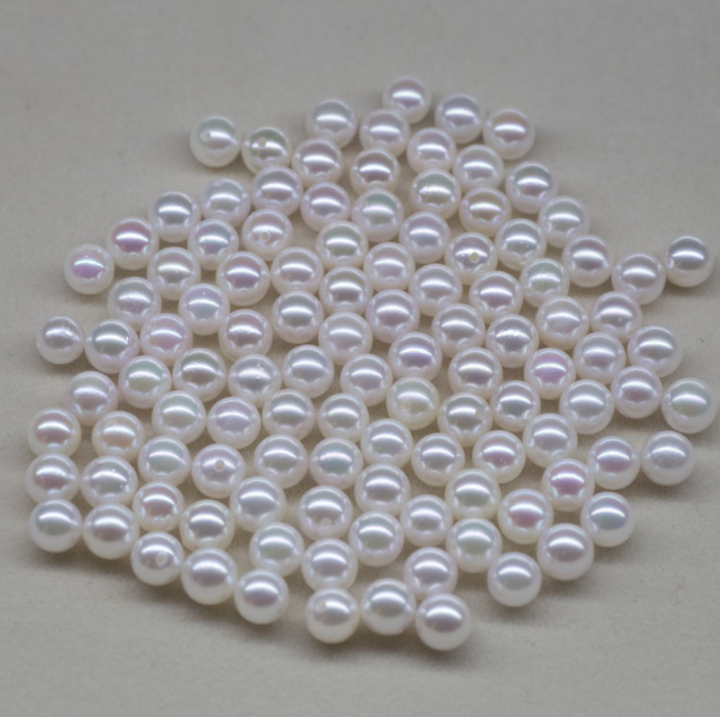 Perfect round loose pearls wholesale, loose pearl cultured pearls perfect round freshwater loose pearl