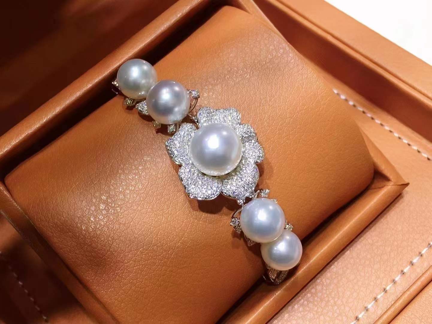 South sea pearl bracelet custom gem quality south sea pearls jewelry