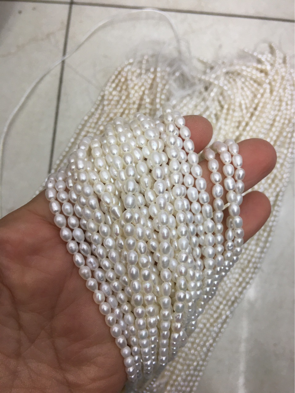 Natural freshwater pearls strands wholesale natural pearls cheap loose pearls from BAOYUE PEARL