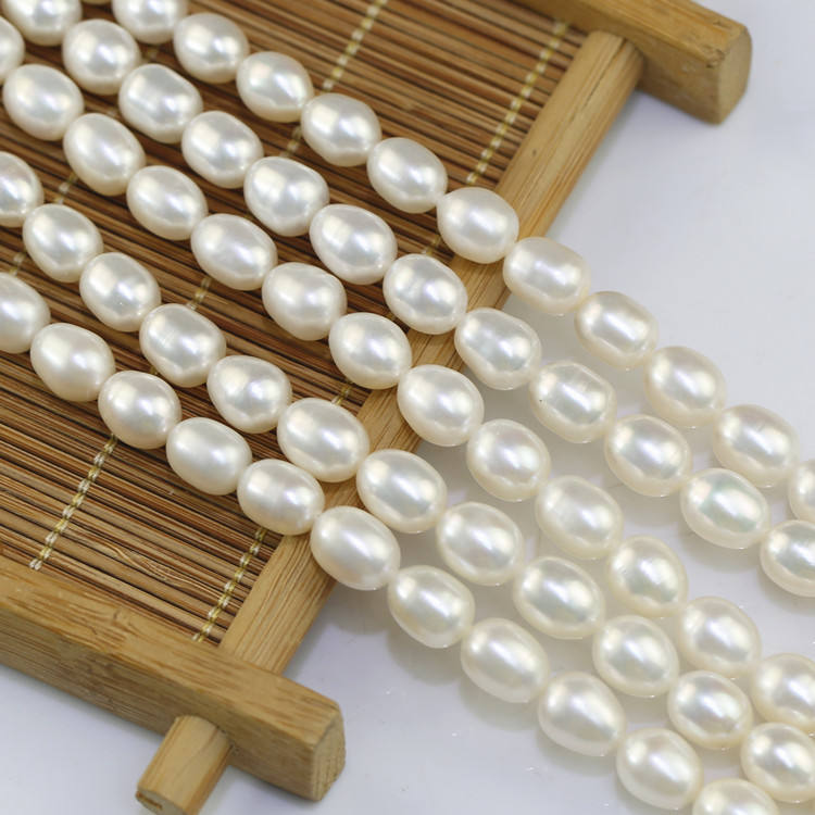 Rice Freshwater pearls strands wholesale natural pearl strands wholesale