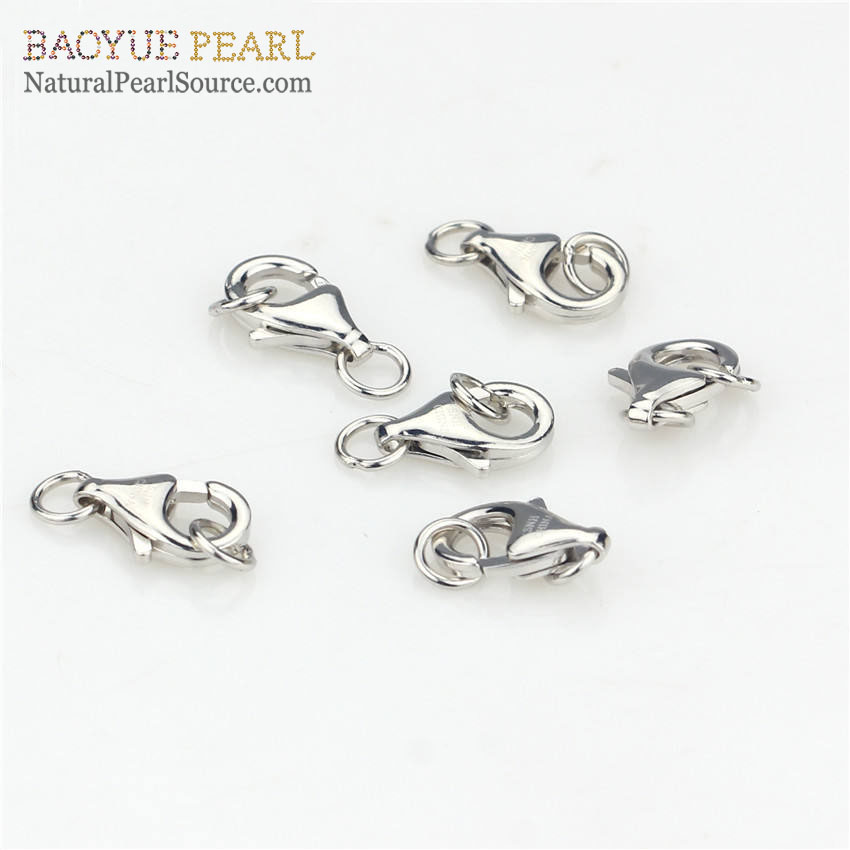 13mm size fashion necklace and bracelet silver clasp