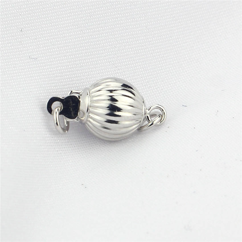 7mm cheap 925 sterling silver slide clasp