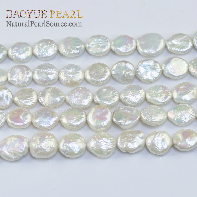 AA Coin Shape White Color Nice Quality pearl